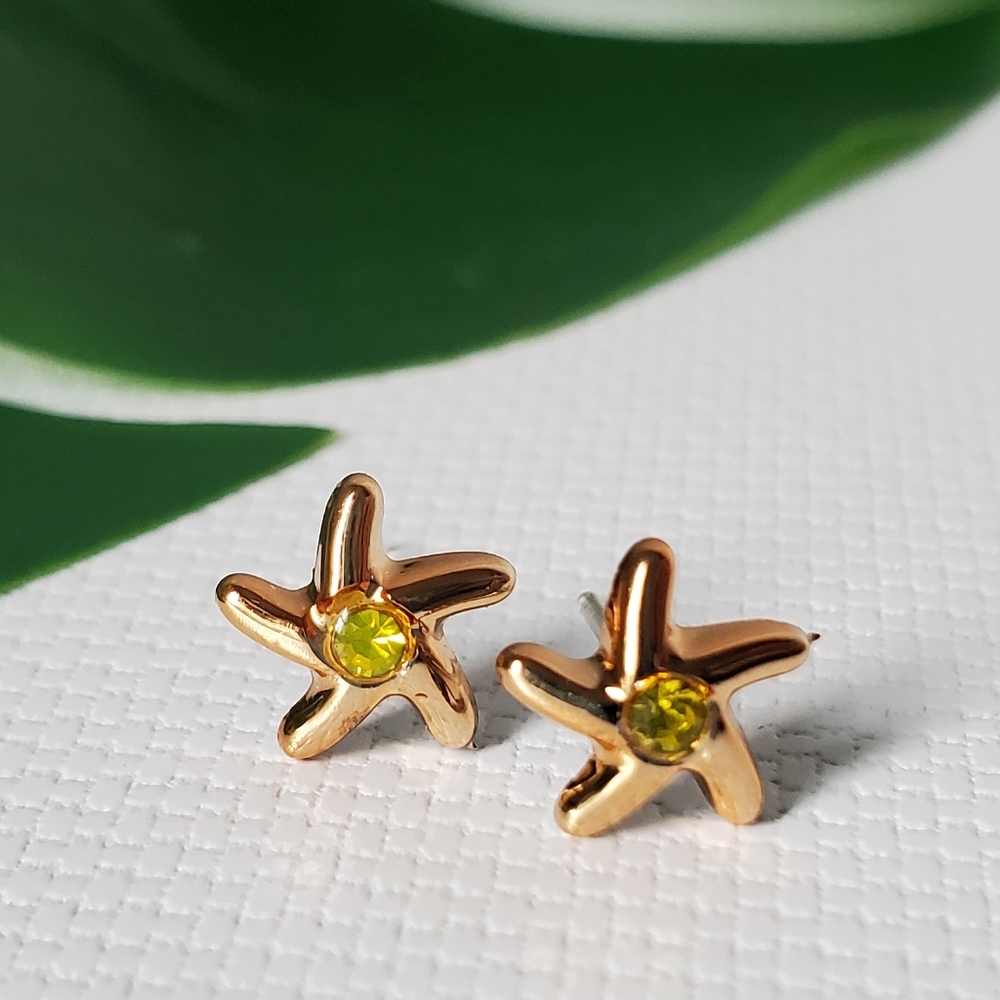 Hypoallergenic Plastic Studs Earrings Starfish